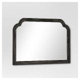 36" x 26" French Country Mantel Mirror Black - Threshold