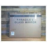 36" x 26" French Country Mantel Mirror Black - Threshold