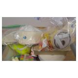 Bin of Stickers and Labels-Great for Garage Sale/ Flea Markets