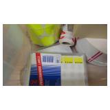 Bin of Stickers and Labels-Great for Garage Sale/ Flea Markets