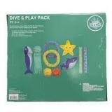 Coconut Grove Dive & Play Pack Reef Gang Set of 10 Pool Toys