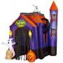 Member's Mark Pre-Lit 12' Tall Inflatable Haunted House Airblown Archway Tunnel
