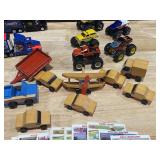 Collectible Wood Toys, NASCAR Cards, and More