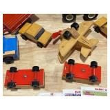 Collectible Wood Toys, NASCAR Cards, and More