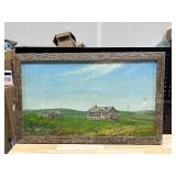 Signed Framed Oil Painting Vintage