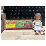 Antique Doll and Vintage KAR ZOOM Game