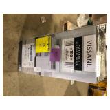 Vissani 5,000 BTU 115-Volt Portable Air Conditioner for 150 sq. ft. Rooms with Dehumidifier and Remote in White Customer Returns See Pictures