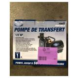 Superior Pump 1/2 HP Non-Submersible Transfer Pump   Customer Returns See Pictures