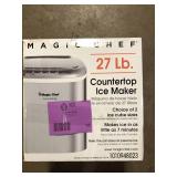 Magic Chef 27 lbs. Bullet Ice Countertop Ice Maker in Stainless Steel  Customer Returns See Pictures