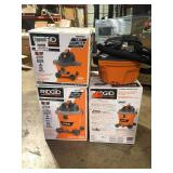 Lot of Assorted Wet/Dry Shop Vacs Various Models and  Conditions Customer Returns See Pictures