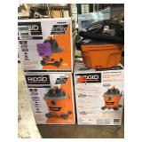 Lot of Assorted Wet/Dry Shop Vacs Various Models and  Conditions Customer Returns See Pictures