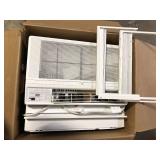 LG 14,000 BTU 115V Window Air Conditioner Cools 700 sq. ft. with Wi-Fi, Remote and in White  Customer Returns See Pictures