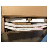 StyleWell Scottsbury White Wood Dining Chair with Slat Back (Set of 2) (16.7 in. W x 38.7 in. H)  Customer Returns See Pictures