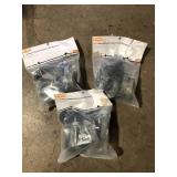 Lot of HDX 4 in. Industrial Casters with Bumper (4-Pack)  Customer Returns See Pictures