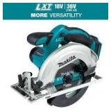 Makita 18V LXT Lithium-Ion Cordless 6-1/2 in. Lightweight Circular Saw and General Purpose Blade (Tool-Only)    Customer Returns See Pictures