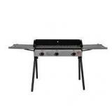 Char-Griller 3-Burner Portable Propane Grill in Silver  Customer Returns See Pictures