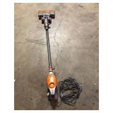 Shark Rocket Bagless Corded Stick Vacuum for Hard Floors and Area Rugs with Powerful Pet Hair Pickup in Orange Used Customer Returns See Pictures