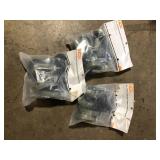 Lot of HDX 4 in. Industrial Casters with Bumper (4-Pack)  Customer Returns See Pictures