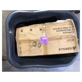 Gorilla 8 cu. ft. Dual-Wheel Wheelbarrow, Pro-Grade Poly Bucket, Steel Handles, Dual 16 in. Pneumatic Wheels, Easy-Dump Design Missing Pieces Customer Returns See Pictures