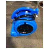 B-Air 1/4 HP Air Mover Blower Fan for Water Damage Restoration Carpet Dryer Floor Home and Plumbing Use in Blue Customer Returns See Pictures