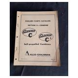 Gleaner Parts Catalog Date April 1967