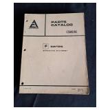 Allis Chalmers Parts Catalog Date Sept 1975