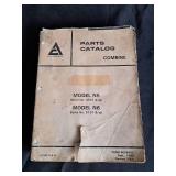 Allis Chalmers Parts Catalog Date Sept 1982