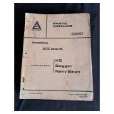 Allis Chalmers Parts Catalog Date April 1971