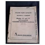 Allis Chalmers Parts Catalog