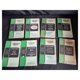 Lot of 35 Old John Deere Operators Manuals
