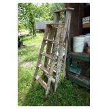 *2* Wood Step Ladders