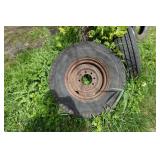 *2* 8-Bolt Steel Wheels with Spare Trailer Tires