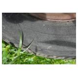 *2* 8-Bolt Steel Wheels with Spare Trailer Tires