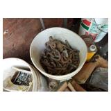 Assorted Flail Mower Parts - Pins, Linkage