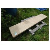 Rough Edge Marble Hearth - 13" x 68" x 2"