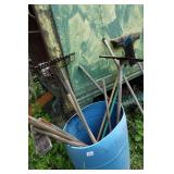 Assorted Rakes and Shovels