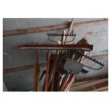 Assorted Rakes and Shovels
