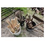 Assorted Concrete Pins and Stakes