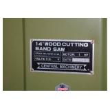 Central Machinery 14" Wood Cutting Band Saw with Stand