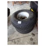 Turf Trac 20x8.00-8 NHS Tires on Wheels
