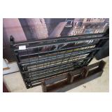 Folding Bed Frame and Wood Organizer