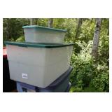 Plastic Bins with Lids
