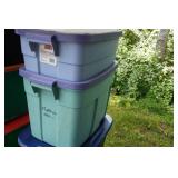 Plastic Bins with Lids