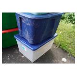 Plastic Bins with Lids
