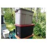 Plastic Bins with Lids