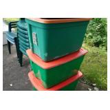 Plastic Bins with Lids