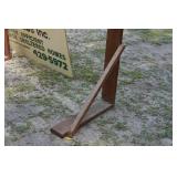 Large Wood Frame Outdoor Sign