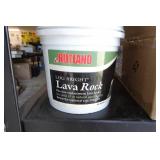 Large Assortment of Gas Fireplace Parts with Shelf