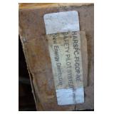 Large Assortment of Gas Fireplace Parts with Shelf