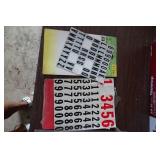 Assorted Letter and Number Stickers